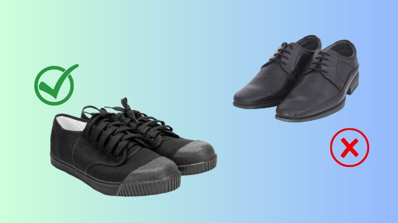 Có nên dùng máy sấy quần áo để làm khô giày ướt?