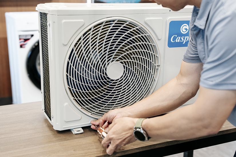 Mổ điều hòa Casper phát hiện máy nén Panasonic nằm bên trong